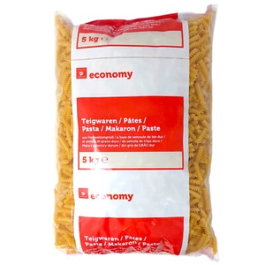 Transgourmet Economy Fusilli 5kg Nudeln Vorrat Pasta Teigwaren (3,40 EUR/KG) - Bild 1 von 2