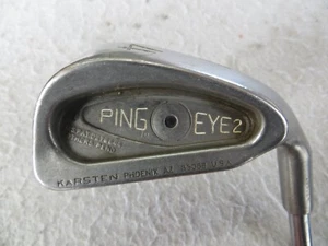 GEBRAUCHT PING EYE 2 BLACK DOT 4 EISEN PING ZZ LITE STEIF STAHL 38,75" HERREN RH - Bild 1 von 7