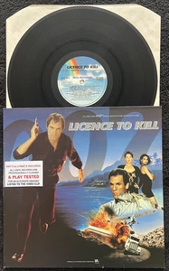 James Bond Licence To Kill (Original Motion Picture Soundtrack) LP TESTED VG+/EX - Picture 1 of 9