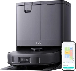 eufy X10 Pro Omni Robot Aspirapolvere 8000Pa Aspirazione AI Mop Lavaggio Secco Ricarica Autovuota - Foto 1 di 6