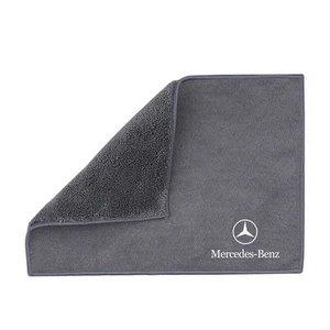 20*30cm Gray Microfiber Cleaning Towel Car Wash Towel Cloth for Mercedes Benz - Picture 1 of 1