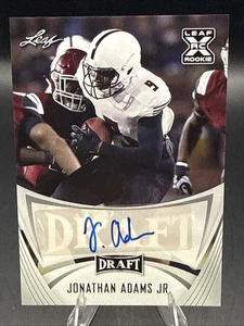 🔥2021 LEAF DRAFT JONATHAN ADAMS JR NOVATO AUTOMÁTICO ARKASAS STATE Detroit Lions - Imagen 1 de 7