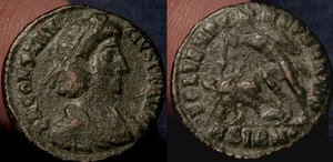 MORTOWN Constantius II AE17mm FEL TEMP RE-PARATIO Fallen Horseman - Sirmium - Bild 1 von 3
