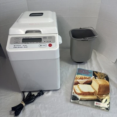 Hitachi HB-B201 PLUS Máquina Automática de Pan de Panadería para el Hogar Probada/Funcionando Foto 1 de 4