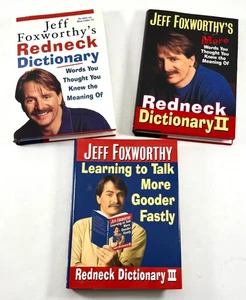 Jeff Foxworthy's Redneck Dictionary Lot of 3 ( 2000s, First Editions, Hardcover) - Imagen 1 de 8