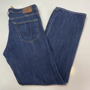 AG Adriano Goldschmied The Hero Straight Jeans Herren 32x30 Blau Pima Baumwolle Denim - Bild 1 von 9