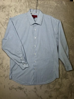 Camisa de vestir Bergamo New York para hombre talla 16-16,5 - 32/33 azul Foto 1 de 4