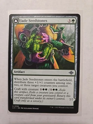 Jade Seedstones - Lost Caverns of Ixalan - LP - Uncommon - Artifact - MTG  - Image 1 of 2