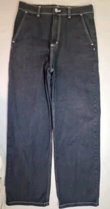 Carhartt Dark Blue Relaxed Fit Straight Denim Armanda Pants / Jeans Size 27 - Picture 1 of 13