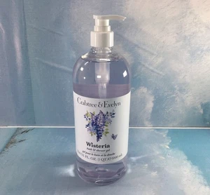Crabtree & Evelyn Wisteria Bath & Shower Gel, Jumbo, 33.8 oz (1000 mL) - Picture 1 of 7