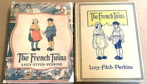 VG 1918 HC DJ Early Edition French Twins Lucy Fitch Perkins - Foto 1 di 13