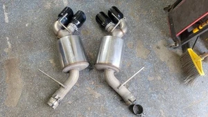 2016-2024 CAMARO SS AWE TOURING AXLE BACK EXHAUST SYSTEM BLACK QUAD TIPS - Picture 1 of 12