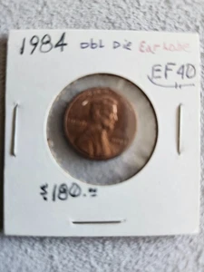 1984 P Die Clash Error Lincoln Memorial Cent ๐บ๐ธ - Picture 1 of 4
