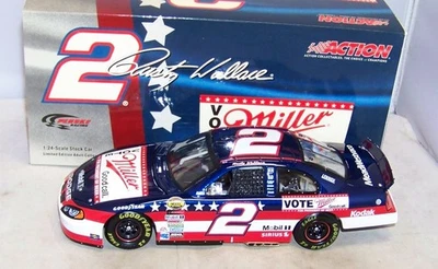 1:24 ACCIÓN 2004 #2 MILLER VOTE MILLER PARA PRESIDENTE DE CERVEZAS OXIDADO WALLACE NUEVO EN CAJA Foto 1 de 4