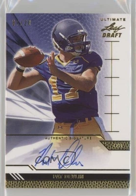2011 Leaf Ultimate Draft Gold /20 Pat Devlin #U-PD1 Rookie Auto RC - Image 1 of 2