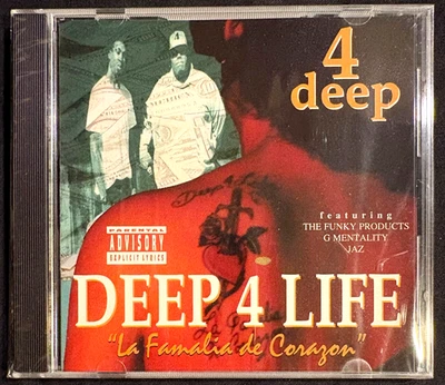 SEALED --- 4 Deep - Deep 4 Life--- Gangsta/G-Funk/Rap  HOUSTON 1996 Foto 1 de 3