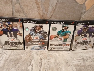 PS2 Madden Bundle 02 05 06 08 PlayStation 2 Lote Usado 2002 2005 2006 2008 Foto 1 de 4