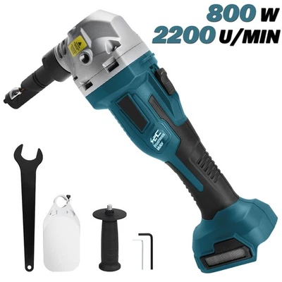 XIIW 800W Akku-Knabber Nibbler Bürstenlos 2,5 mm Blechknabber Blechschere für Makita