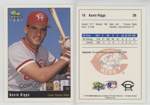 1991 Classic Best Cedar Rapids Reds Kevin Riggs #19