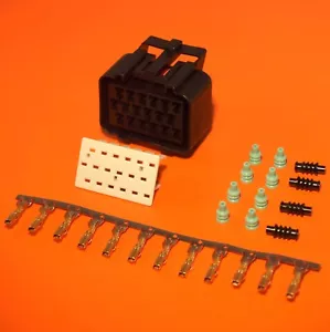 18 Way Female .070 Econoseal Electrical Wiring MultiConnector - Genuine AMP Part - Picture 1 of 7