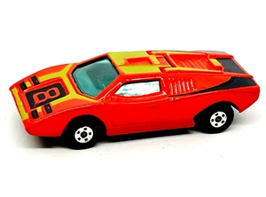 Matchbox Lesney "Streakers" 27 Lamborghini Countach, red, rare brown base, mint! - Picture 1 of 4