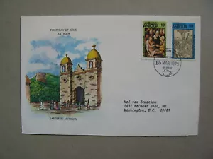 ANTIGUA, cover FDC 1979, art painting Durer - Picture 1 of 1