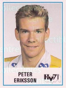 1987-88 Swedish Panini Stickers #122 Peter Eriksson