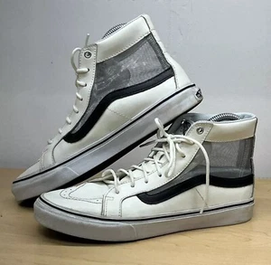 Vans Off The Wall Skateboard Schuhe Unisex Herren 7,5 W9 schwarz weiß runde Spitze - Bild 1 von 8