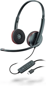 Plantronics Blackwire C3220 Stereo Headband USB-C Corded PC Headset in BLACK - Picture 1 of 1