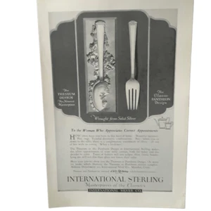Anuncio de anuncio de citas correctas internacionales de 1923 de colección - Imagen 1 de 4