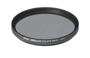Nikon 58mm Polarizador Circular II Anillo Fino Filtro Multicapa #2236, Muy Bueno - Imagen 1 de 6