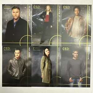 Strictly Ink CSI Vegas Series 2 Character Card Set CSI2-F1 to CSI2-F6 - Picture 1 of 8