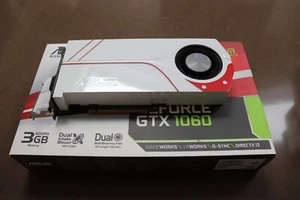 Asus Nvidia Geforce GTX 1060 3GB Turbo Graphics Card GPU White - Picture 1 of 4