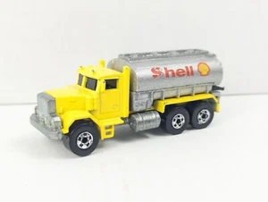 1979 Mattel Hot Wheels Shell Peterbilt Tanker Truck Yellow 1/64 Malaysia - Picture 1 of 9