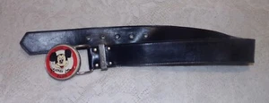 "Cinturón Club Mickey Mouse con Hebilla Walt Disney Pyramid Belt Co Talla 18-22 28"" De Colección" - Imagen 1 de 9