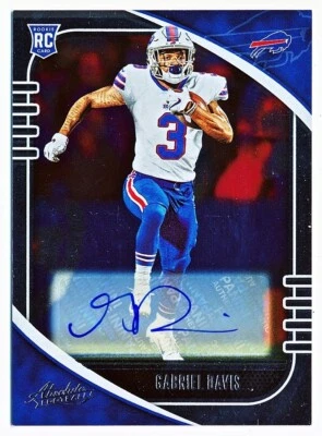 2020 Absolute Gabriel Davis Signature Rookies Auto Rc #136 - Image 1 of 2