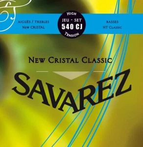 JEU  CORDES GUITARE CLASSIQUE SAVAREZ 540CJ NEW CRISTAL-HT CLASSIC TIRANT FORT - Picture 1 of 2