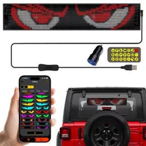 LED Werbetafel Display Laufschrift Leuchtschrift flexibler Anzeige Programmierba - Bild 1 von 24