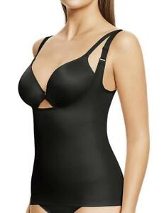 WACOAL CURVE CONTROL BLACK CUPLESS SHAPING CAMISOLE TOP SHAPEWEAR SIZE S / 10