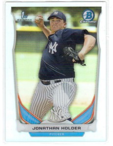 2014 Bowman Chrome  JONATHAN HOLDER RC Refractor  #CDP88    Yankees