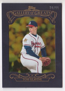 2015 Topps Tom Glavine /99 GOLD Gallery Of Greats Atlanta Braves