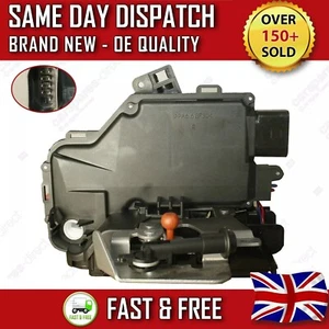 AUDI A3 A8 D3 FRONT RIGHT DOOR LOCK ACTUATOR MECHANISM DRIVERS SIDE 2002-2013 - Picture 1 of 3