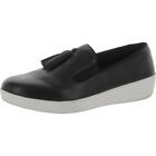 Fitflop Womens Tassel Black Skate Shoes Sneakers 7.5 Medium (B,M) BHFO 0853