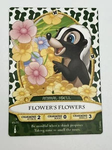 Disney Sorcerers of the Magic Kingdom SOTMK Card: Flower's Flowers 45/70 - Picture 1 of 2