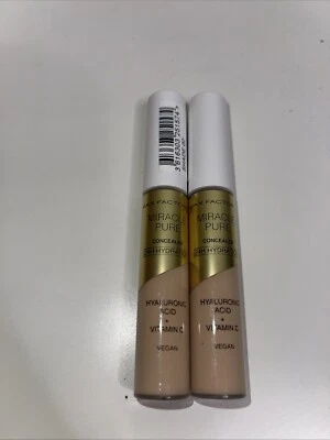 Max Factor miracle pure  Concealer Shade 02, new, genuine bundle x 2 Vegan - Image 1 of 3