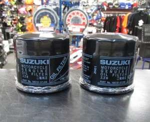 2pcs Genuine Suzuki Oil Filter 16510-07J00 Hayabusa, GSXR, Boulevard FREE SHIP! - Picture 1 of 1