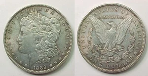 Dólar Morgan 1889 P casi sin circular AU - Imagen 1 de 1