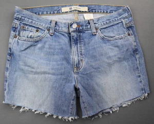 Pantalones cortos de jean vintage para mujer Gap 2006 ajuste ajustado corte 5 bolsillos talla 12 (34x4) - Imagen 1 de 6