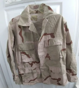 US Military Army Air Force Desert Camo DCU Combat Coat/Shirt Medium/extra short - Foto 1 di 8