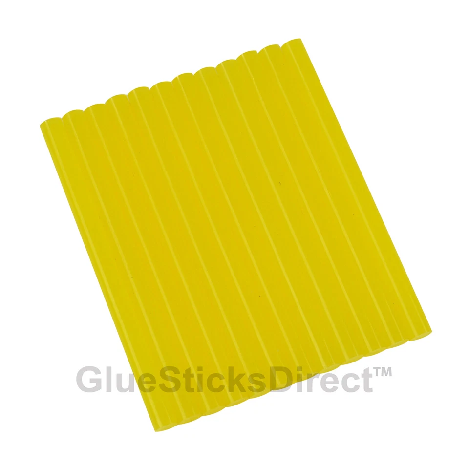 GlueSticksDirect palitos de cola amarela translúcida mini X 4" 24 varas - Imagem 1 de 1